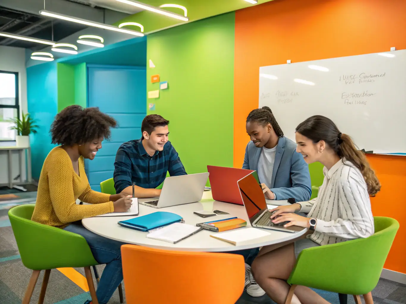 A high-quality image showcasing a diverse panel of speakers at the Finance Tech Conference, each representing expertise in trading tools, financial technology, and market analysis.